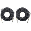 2 Pack 50ft 1/4 Inch to 1/4 Inch Male Speaker Cable B117