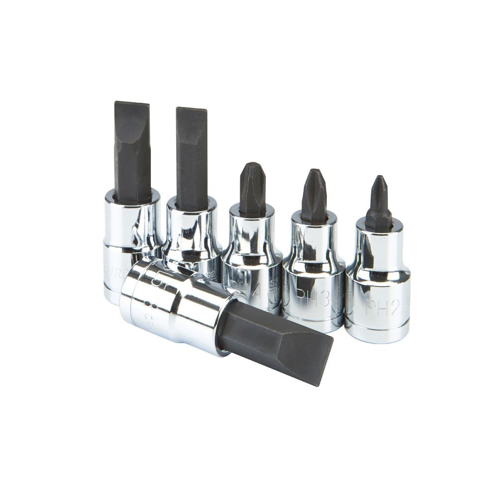 1/2 in. Drive Screwdriver Bit Socket Set, 6-Piece V590257