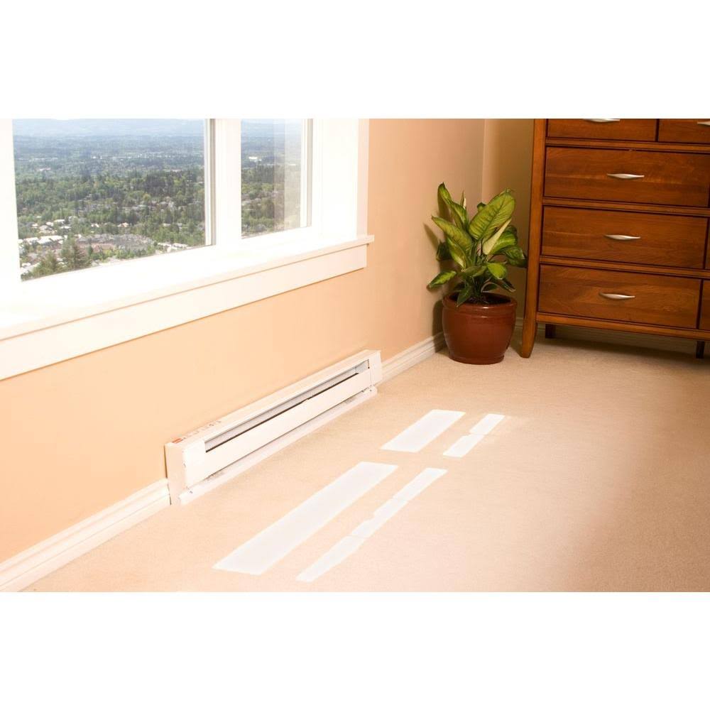 2000W 240V 8 Foot White Electric Baseboard Heater I7998