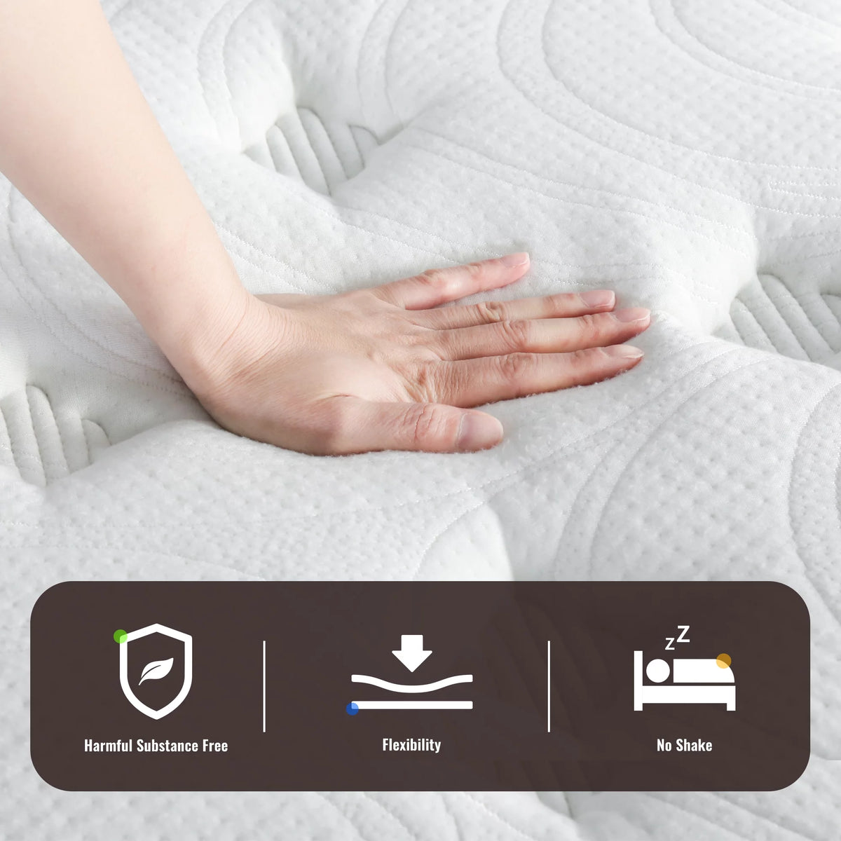 10'' Plush Hybrid Twin Mattress B5051