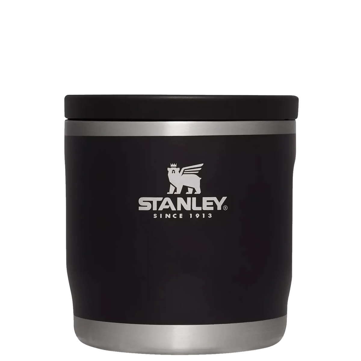 12oz Black Food Jar L540