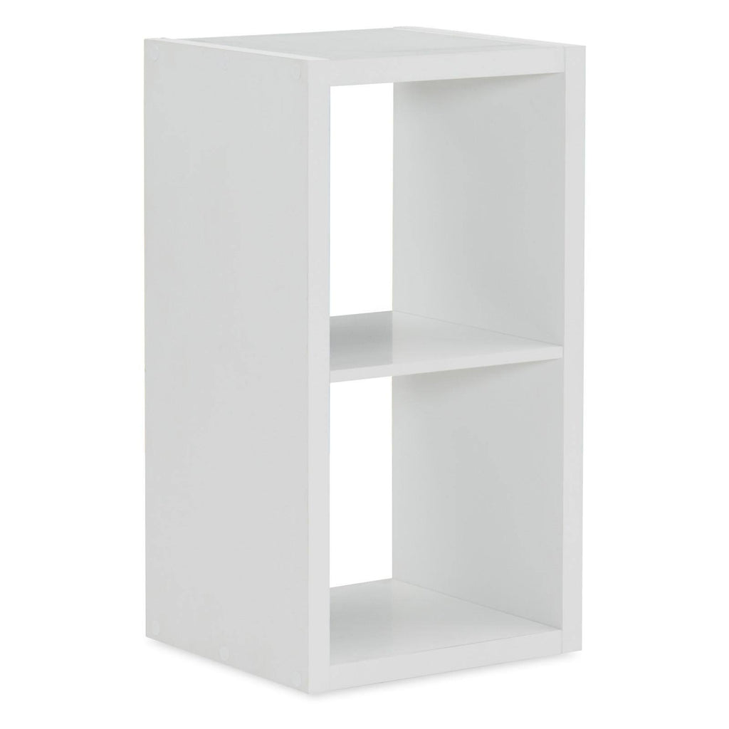 White 2 Cubby Storage Cabinet O650