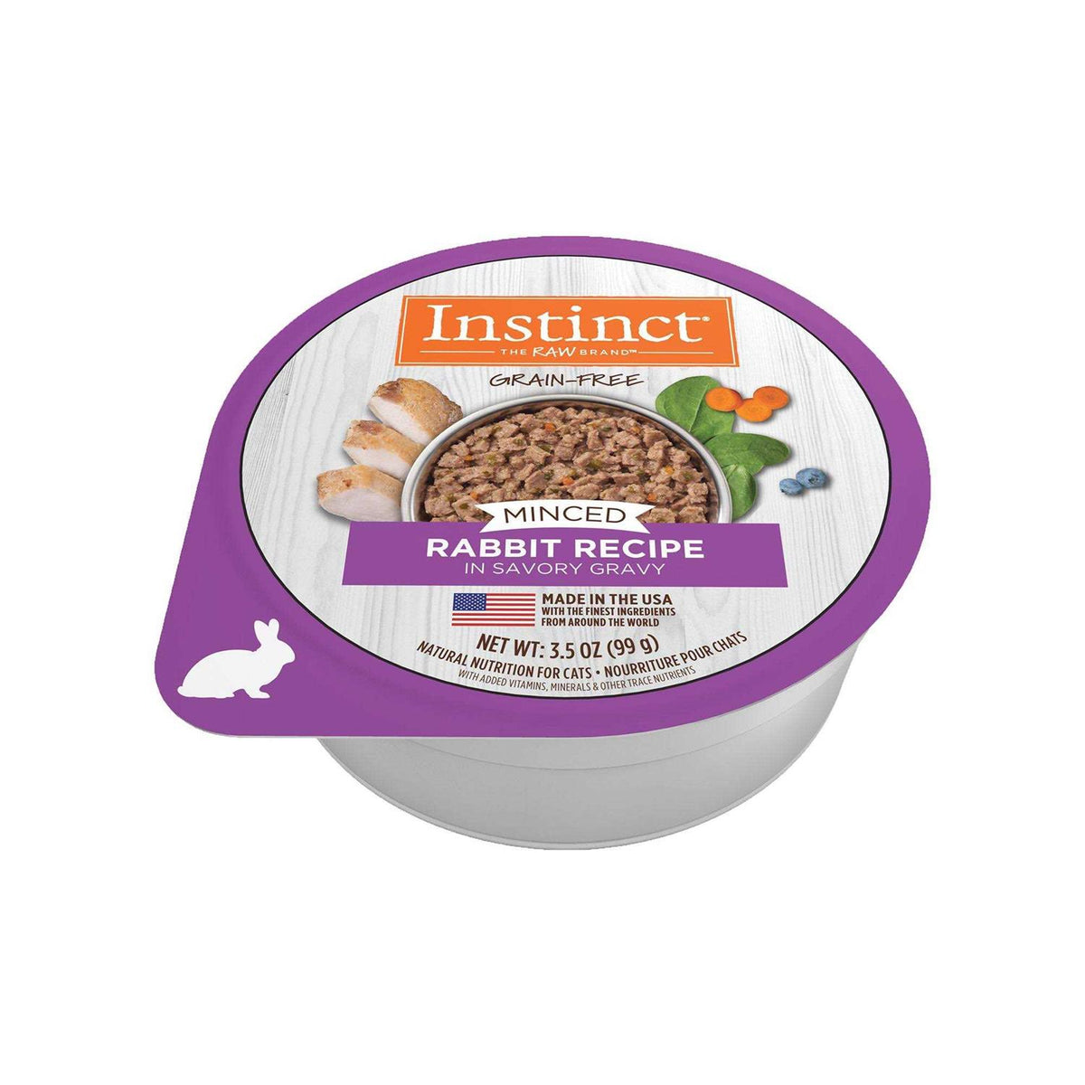 Grain-Free Minced Recipe Wet Cat Food Cups J790