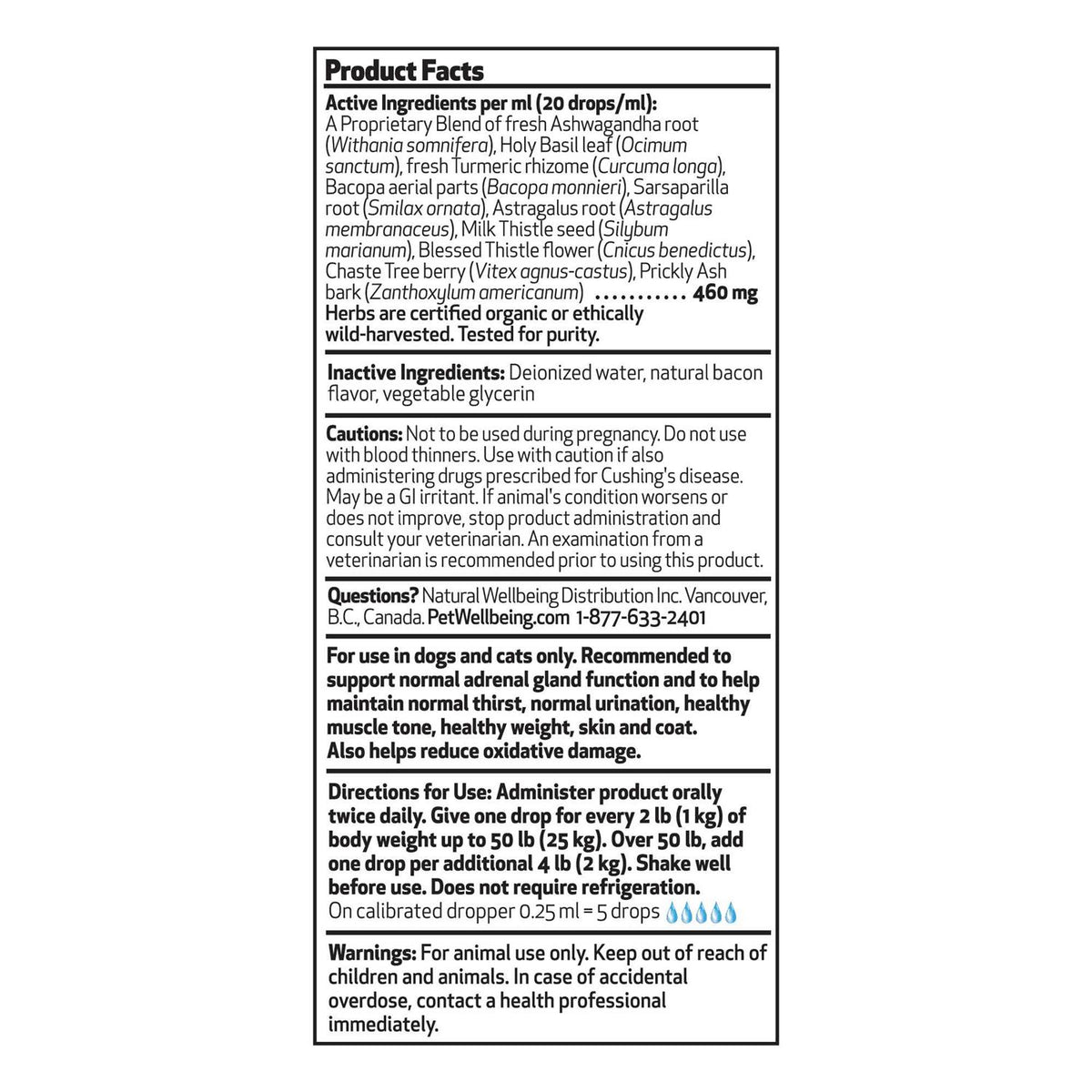 Adrenal Harmony Gold for Dogs M3348