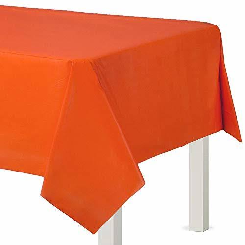 Orange Plastic Tableware Kit for 50 Guests J4222