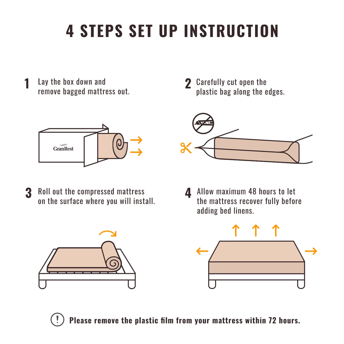 10'' Plush Hybrid Twin Mattress B5051