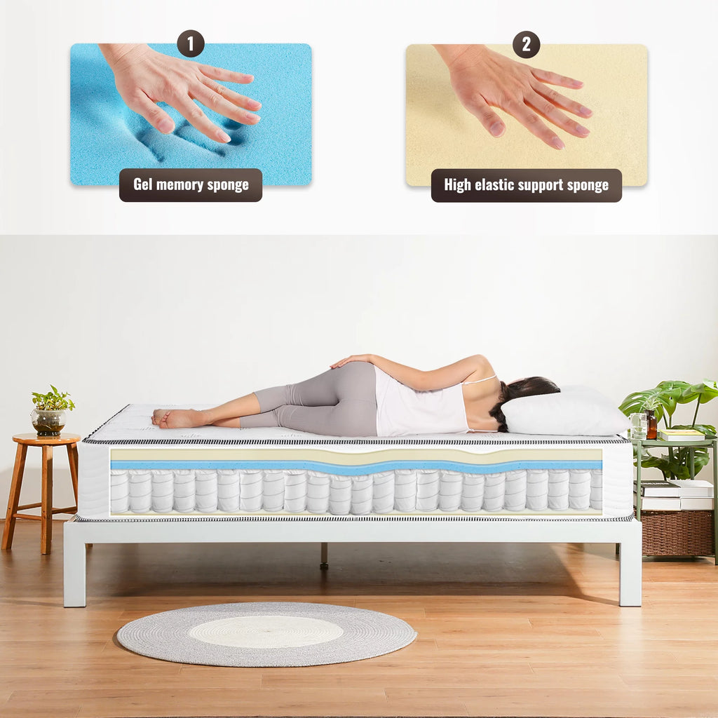 10'' Plush Hybrid Twin Mattress B5051