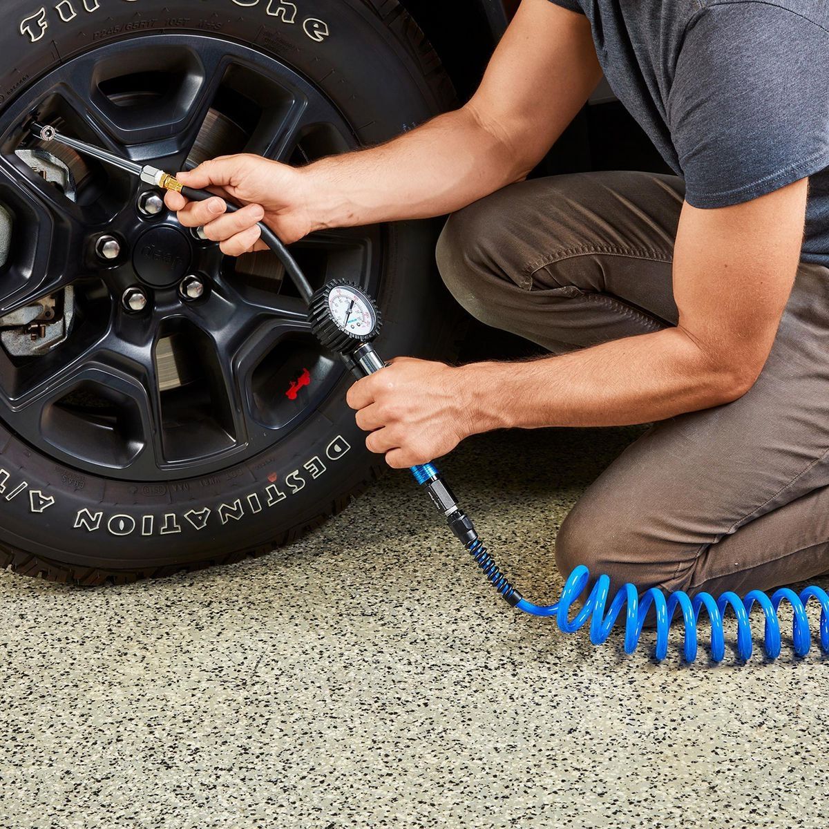 1/4 in. x 25 ft. Polyurethane Coil Hose D391