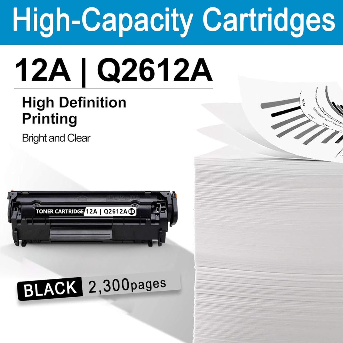 12A Toner Cartridge Replacement (2-Pack Black) C848160