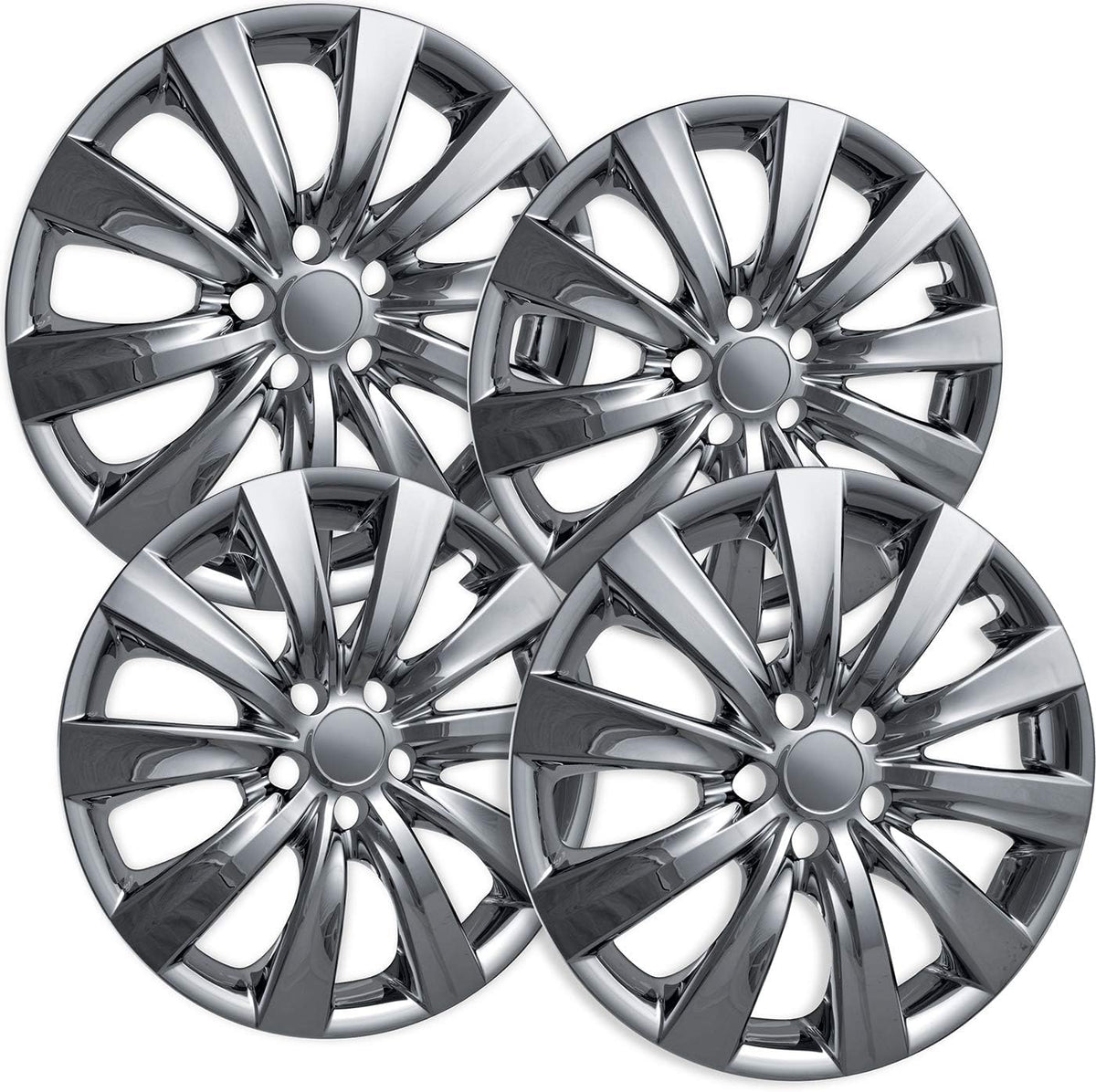 16 inch Ice Black Set of 4 Wheel Covers Hubcaps U8443