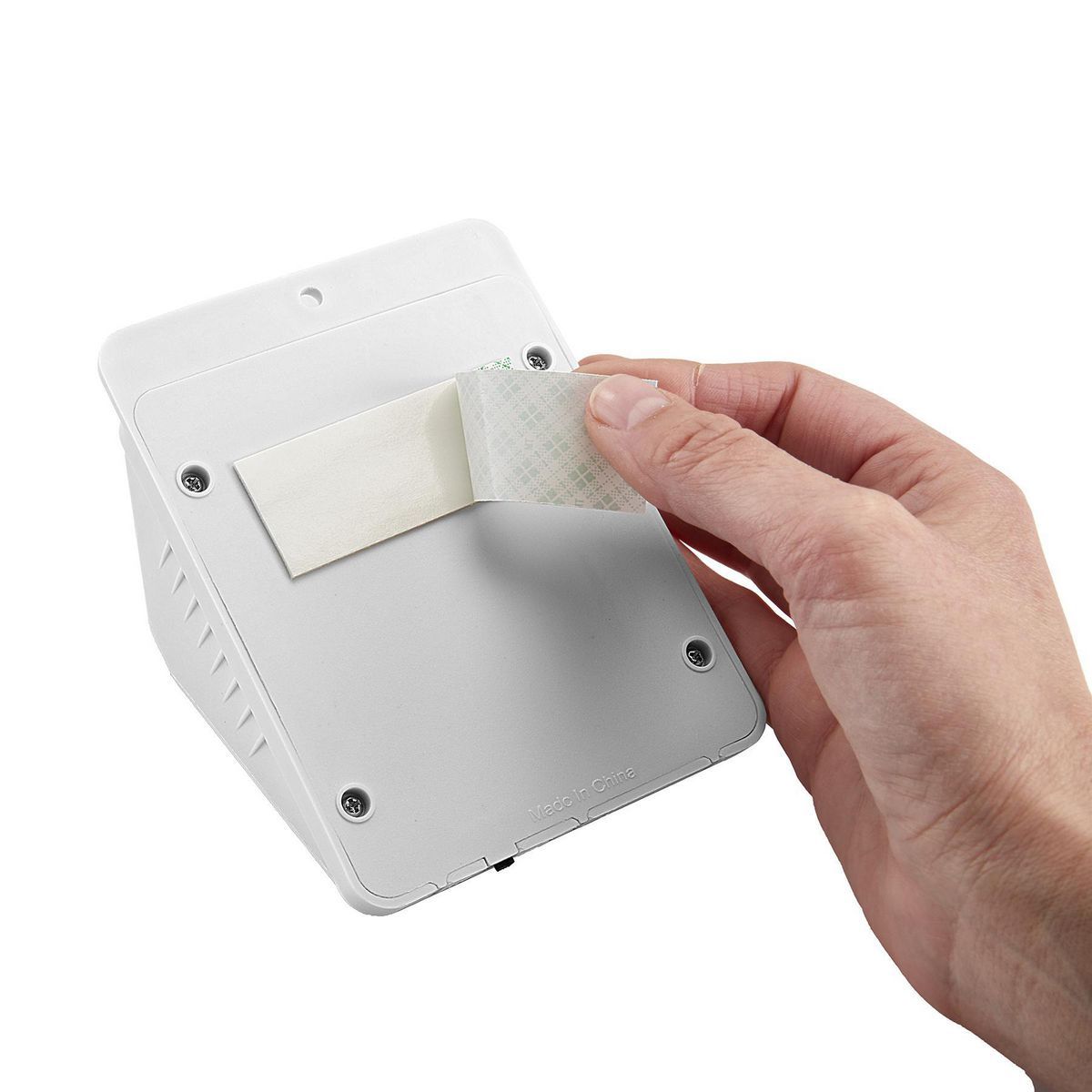White Solar Wall-Mount Security Light Y581