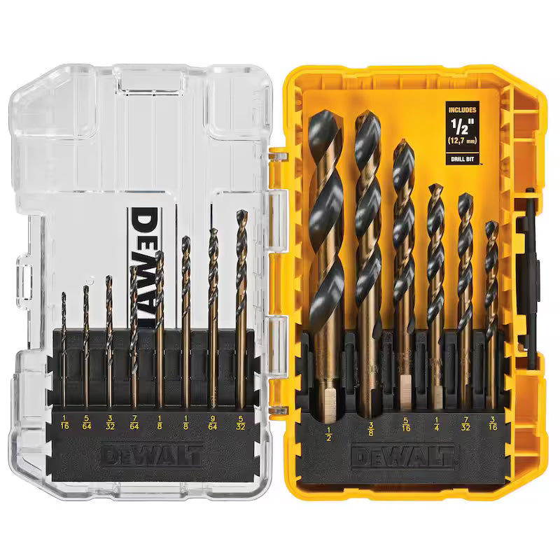 Black and Gold Drill Bit Set 14-Piece K7680