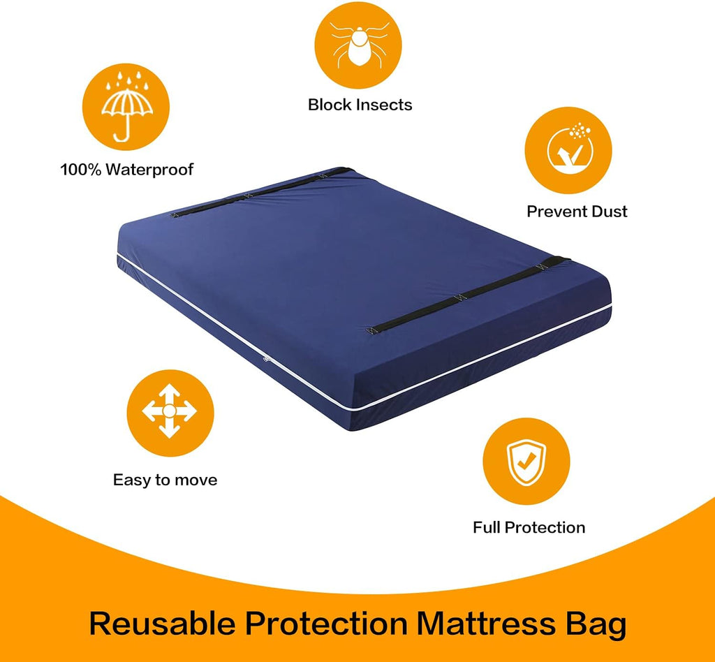 Queen Mattress Bag with Handles and Zipper E381863