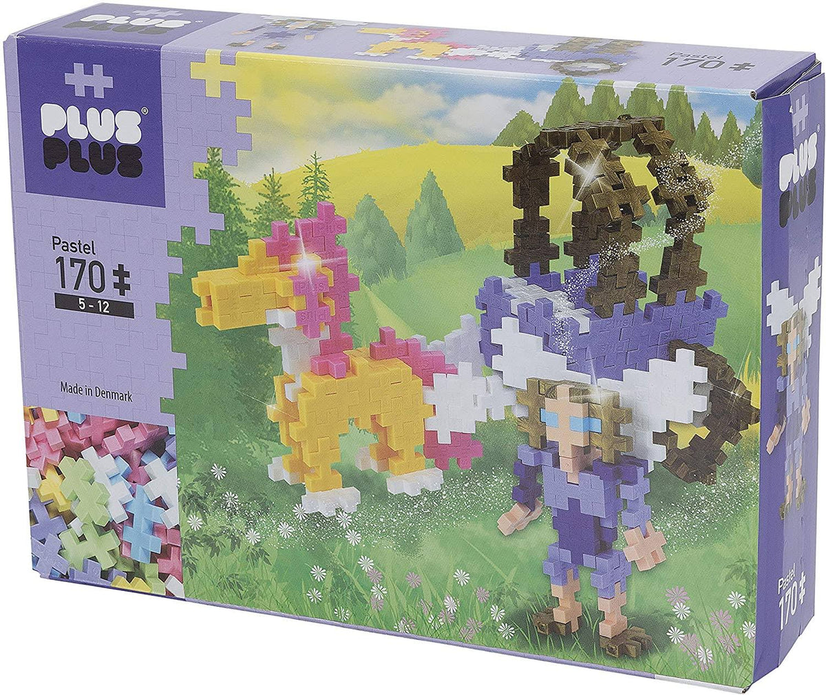 170 Pieces Pastel Horse Carriage I6385