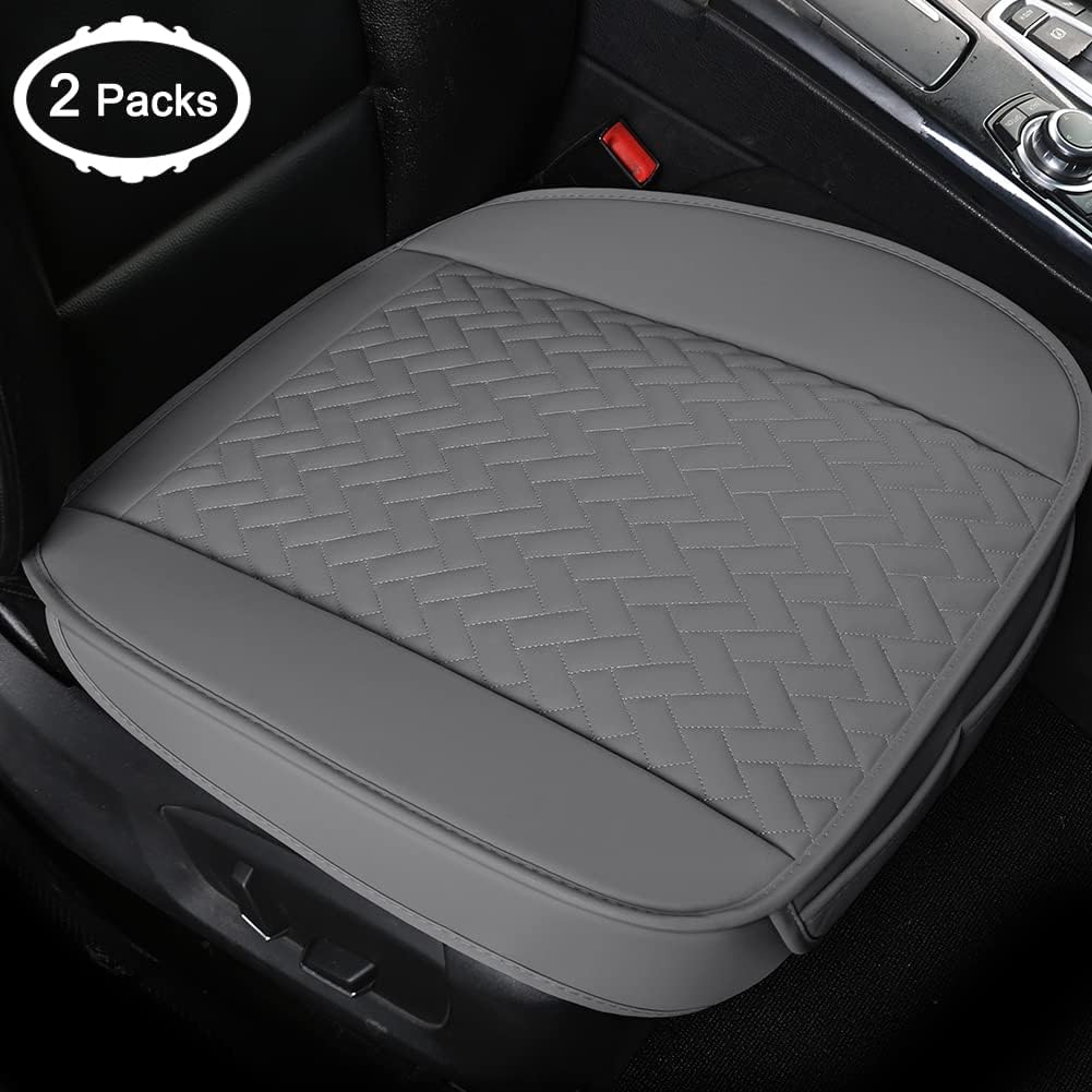 2 Pack Front Car Seat Bottom Covers Pad Black O6853