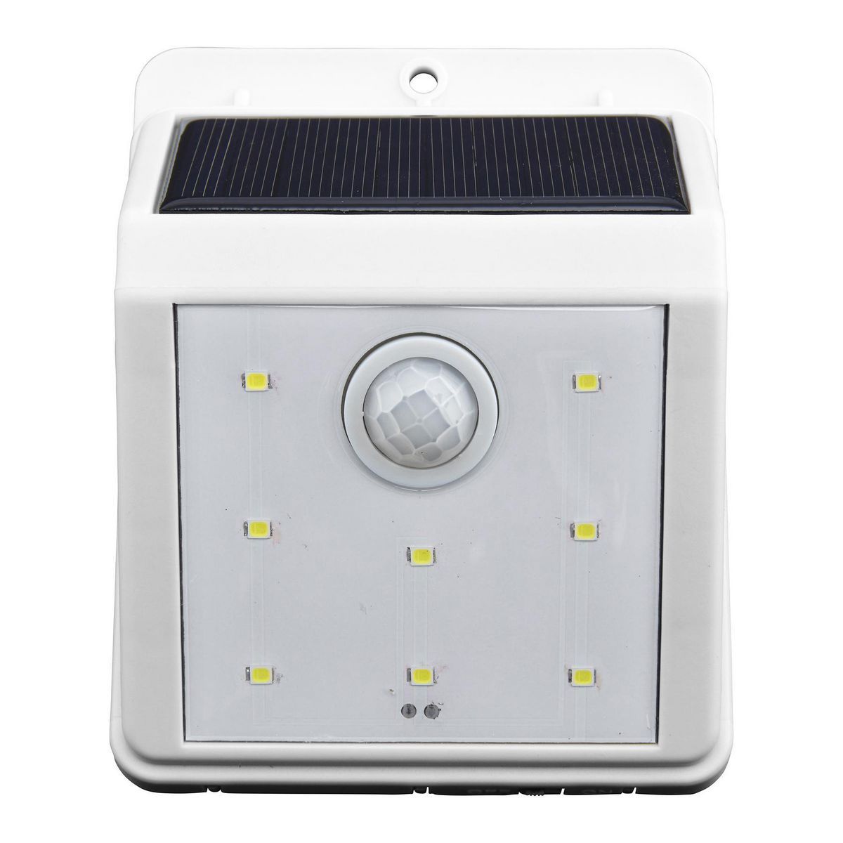 White Solar Wall-Mount Security Light Y581