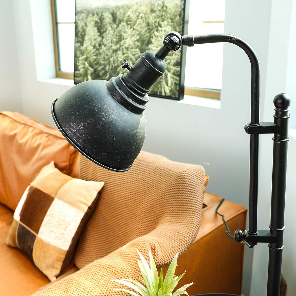 Black Adjustable Metal Desk Lamp A98707