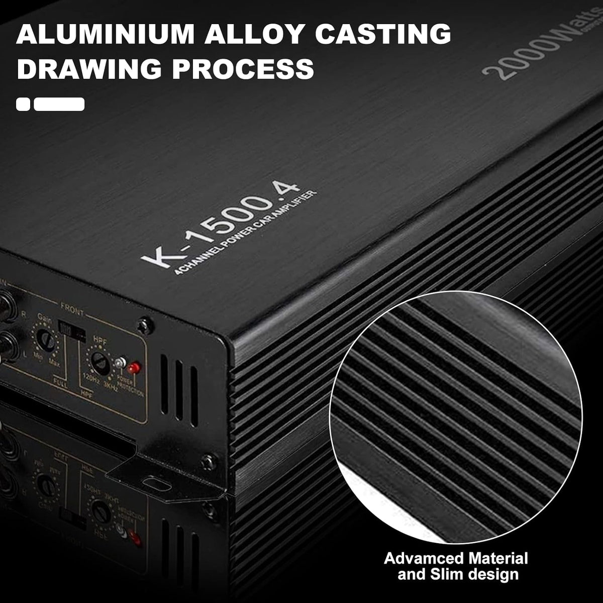 2000W 4 Channel Car Audio Amplifier M901