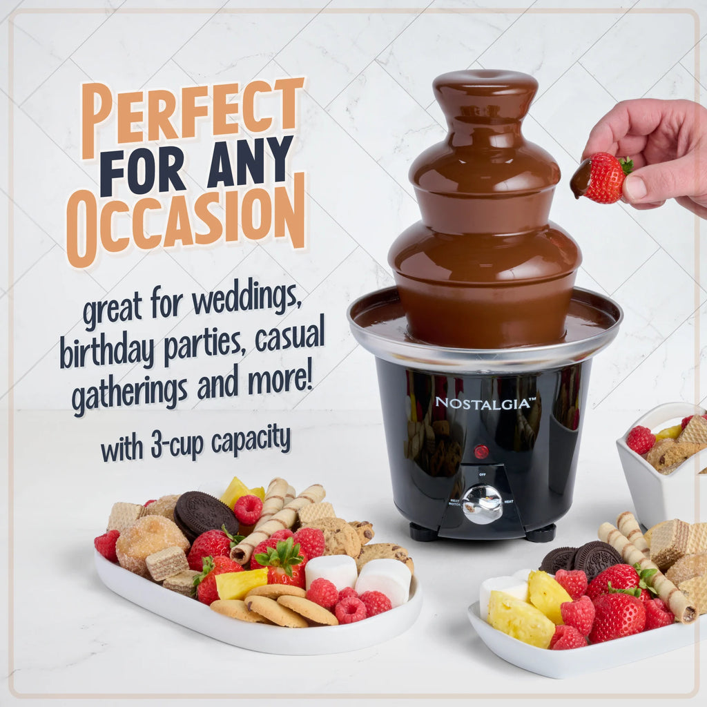 3-Tier Chocolate Fondue Fountain V561068