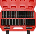 1/2-Inch 29 Pieces Deep Impact Socket Set, CR-MO, Metric & SAE P26671
