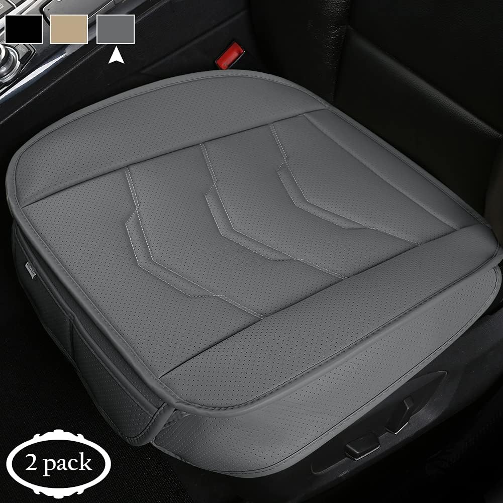 2 Pack Front Car Seat Bottom Covers Pad Black O6853