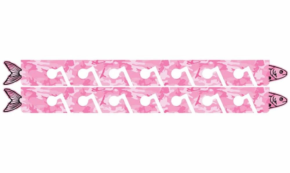 10 Rod Fishing Rod Rack Pink Camo N906