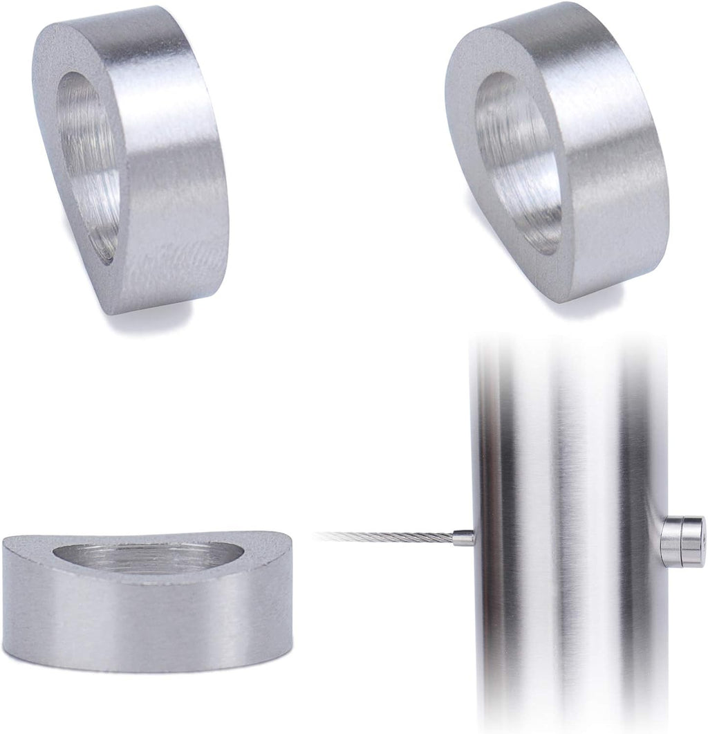 20 Pack Curved Washer for Round Cable Railing Post O47175