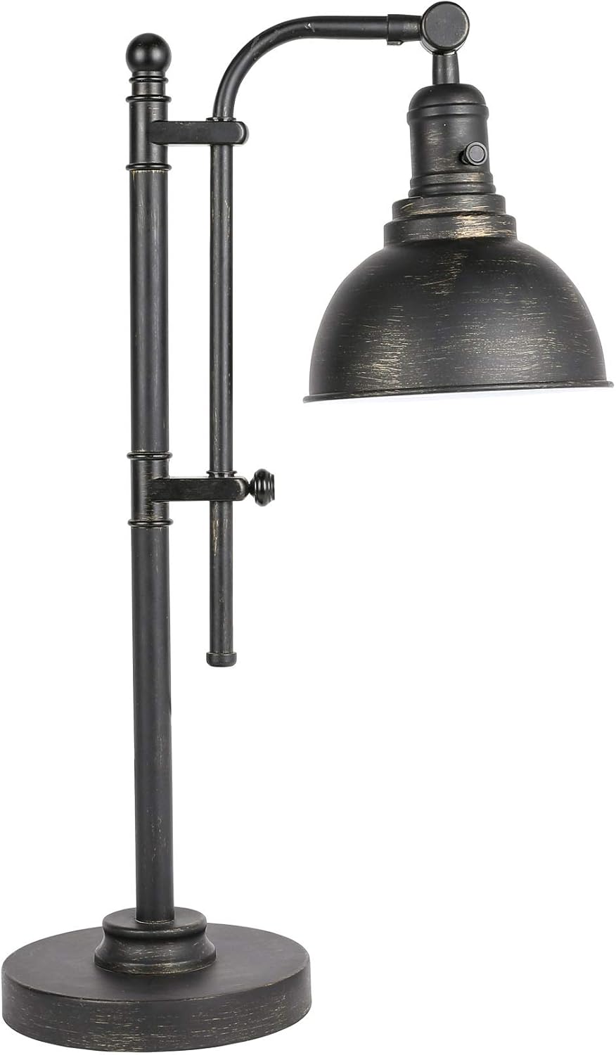 Black Adjustable Metal Desk Lamp A98707