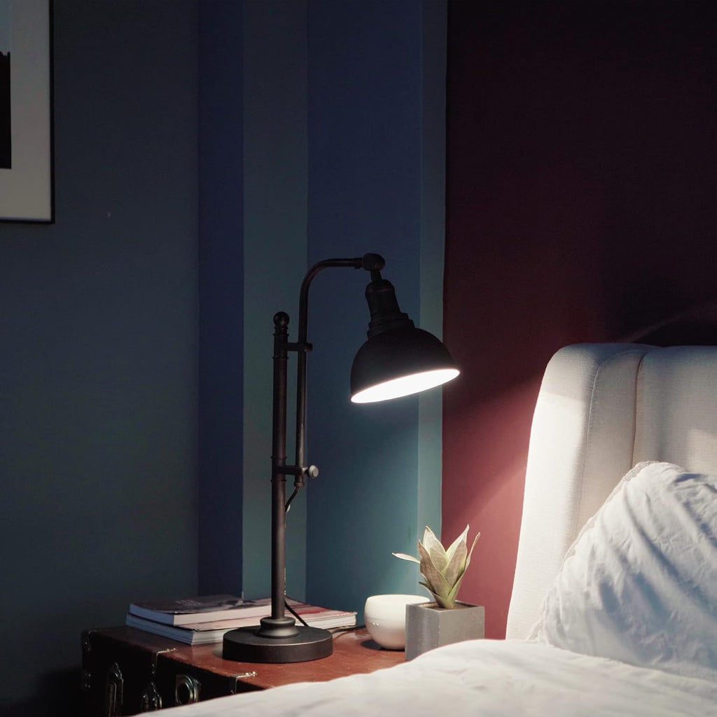 Black Adjustable Metal Desk Lamp A98707