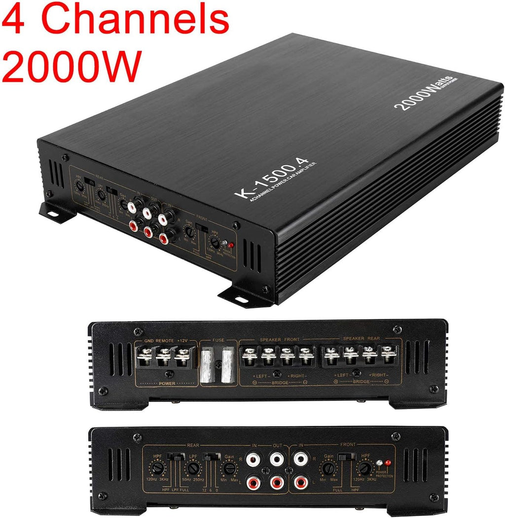 2000W 4 Channel Car Audio Amplifier M901