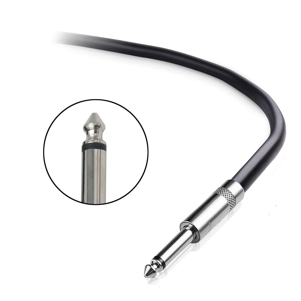 2 Pack 50ft 1/4 Inch to 1/4 Inch Male Speaker Cable B117