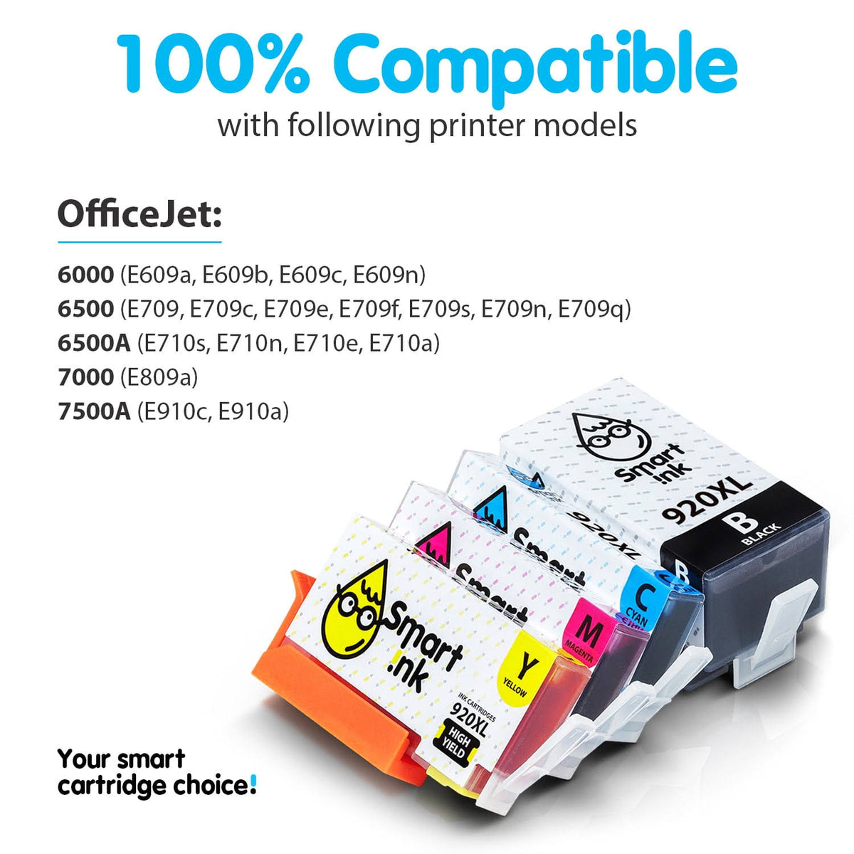 Compatible Ink Cartridge Replacement 8 Pack Combo D712209