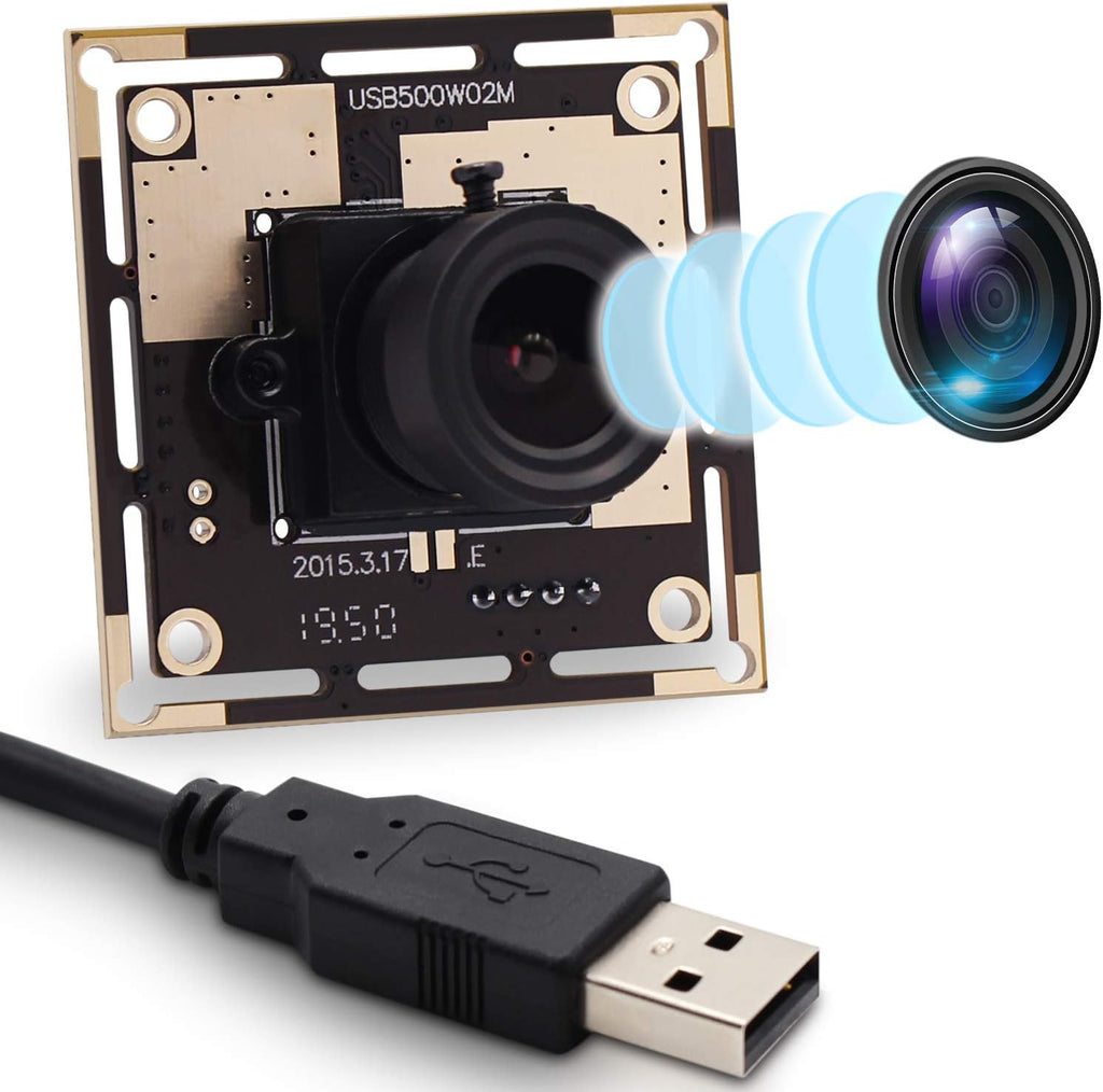 5 Megapixel USB Camera Module with CMOS OV5640 Sensor 3.6mm Lens U834836