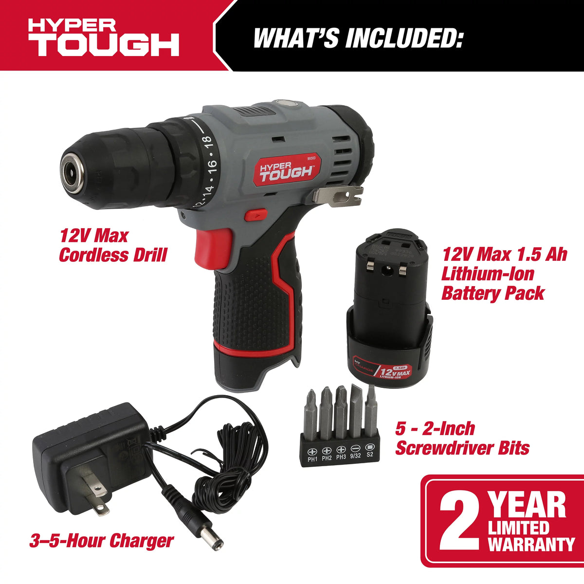 12V Max Lithium-Ion Cordless 3/8-inch Drill Driver Y328
