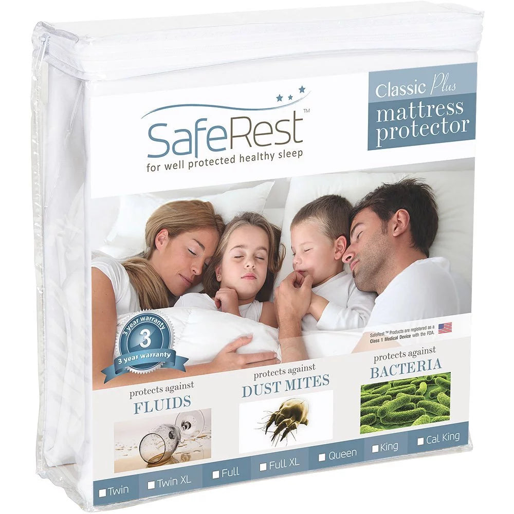 100% Waterproof Hypoallergenic Mattress Protector, Twin H10096