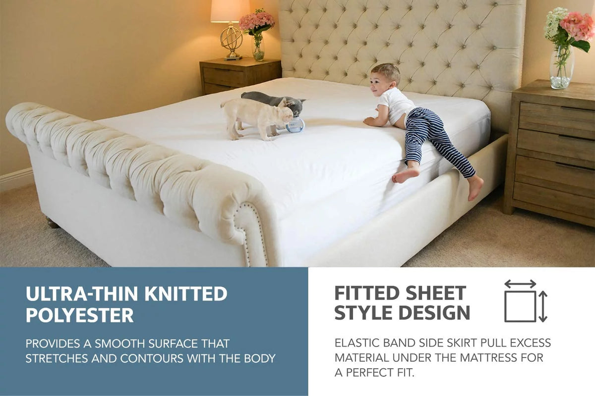 100% Waterproof Hypoallergenic Mattress Protector, Twin H10096