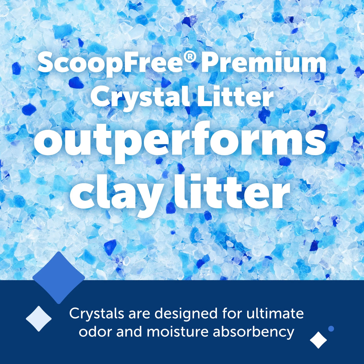 2-Pack Scented Crystal Cat Litter Y507