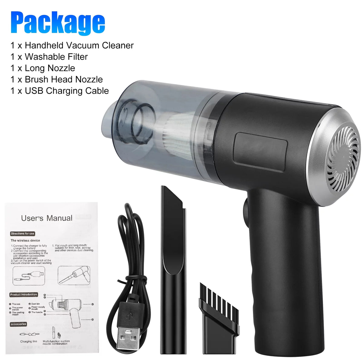 120W Handheld Cordless Vacuum Cleaner Q220