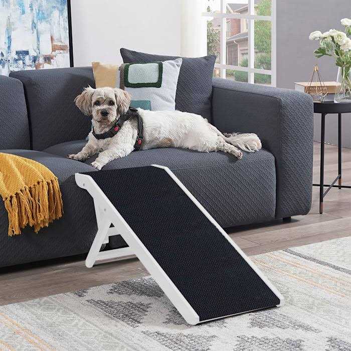 Foldable Wooden Pet Ramp Adjustable Height H248