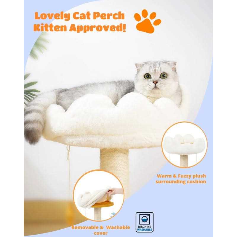 Cat Scratching Post with Bed Cat Tree Tower K8513