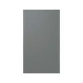 Matte Grey Glass Bottom Panel for 4-Door French Door Refrigerator L6566