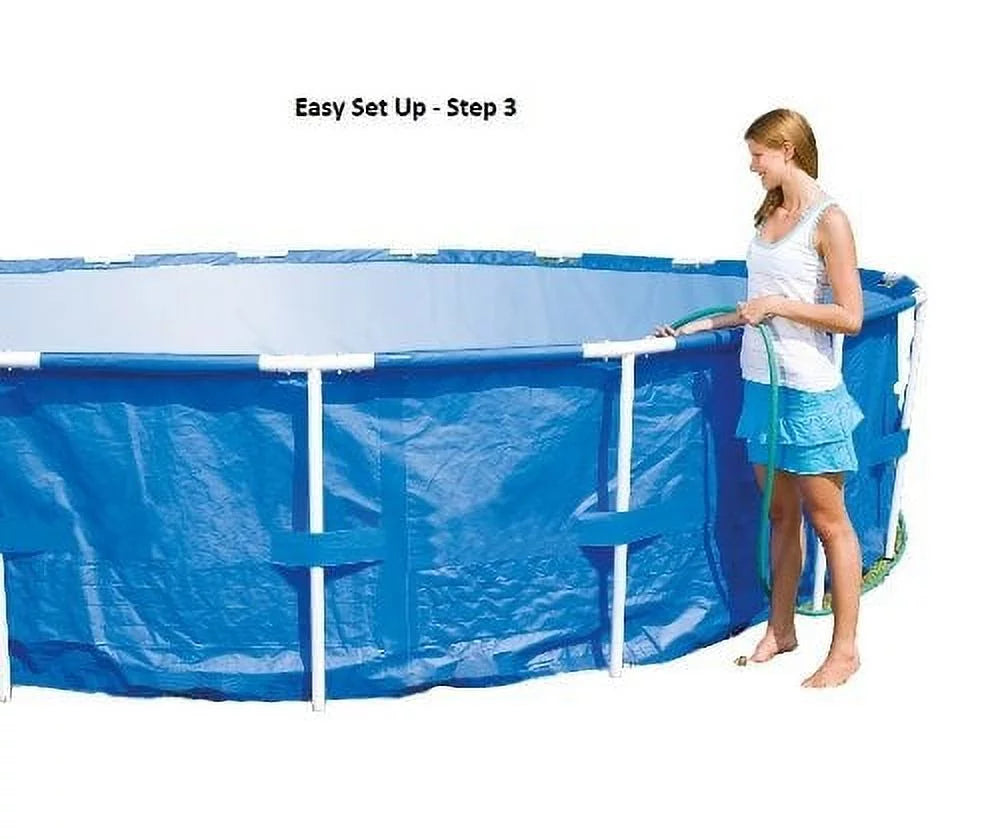 15' x 48 Round Above Ground Swimming Pool J7572
