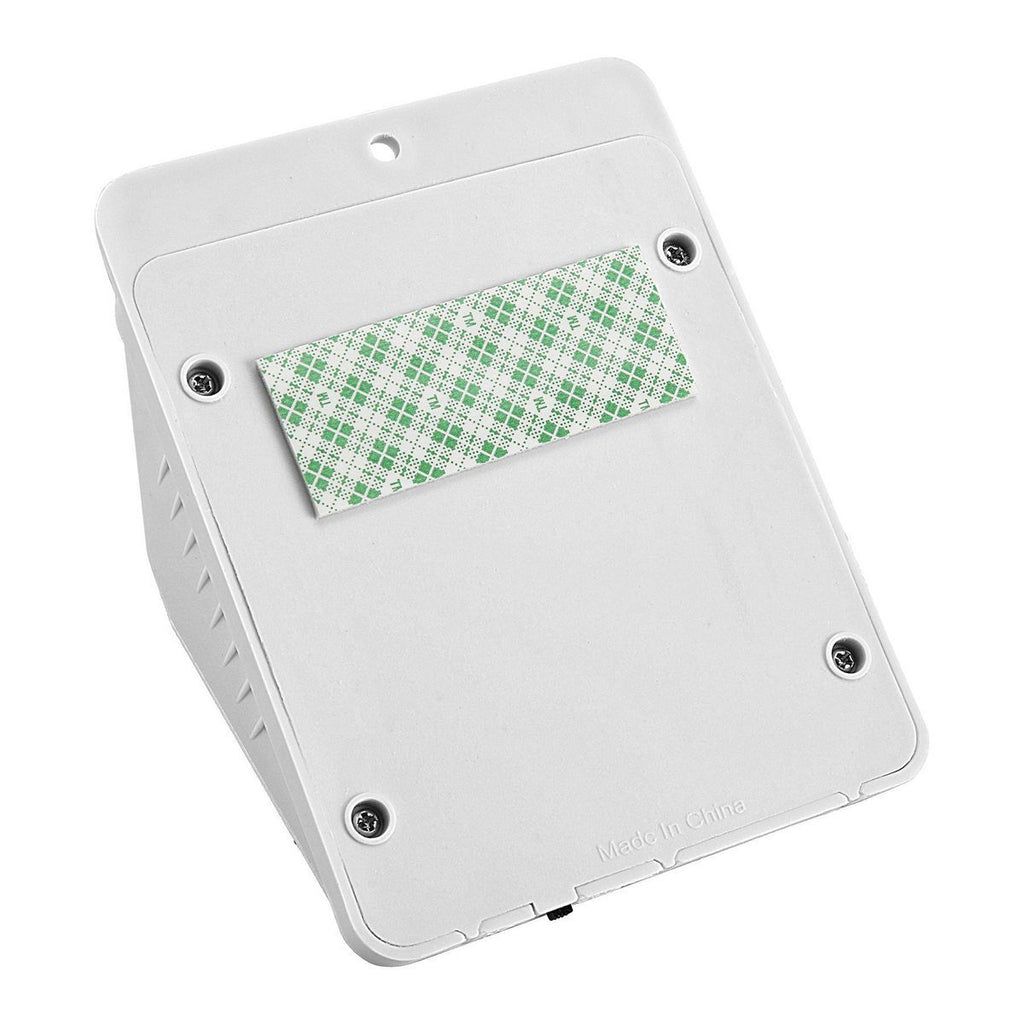 White Solar Wall-Mount Security Light Y581