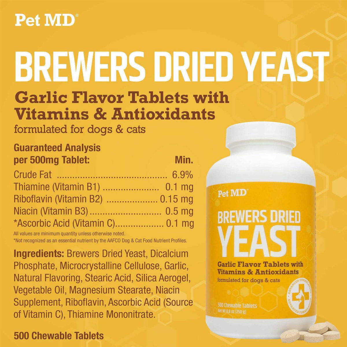 Garlic & Brewers Yeast for Dogs & Cats A11988