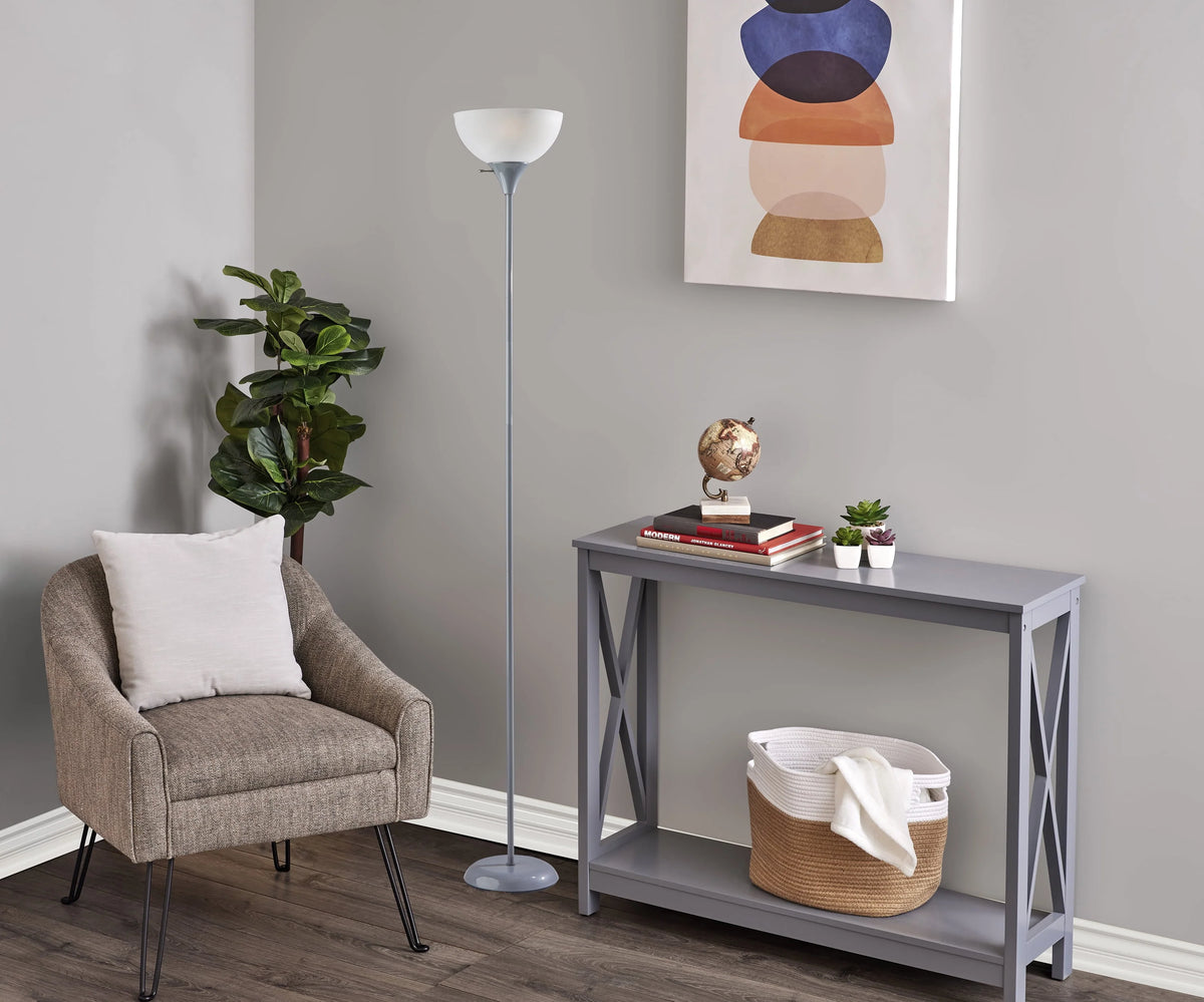 White Floor Lamp R7433