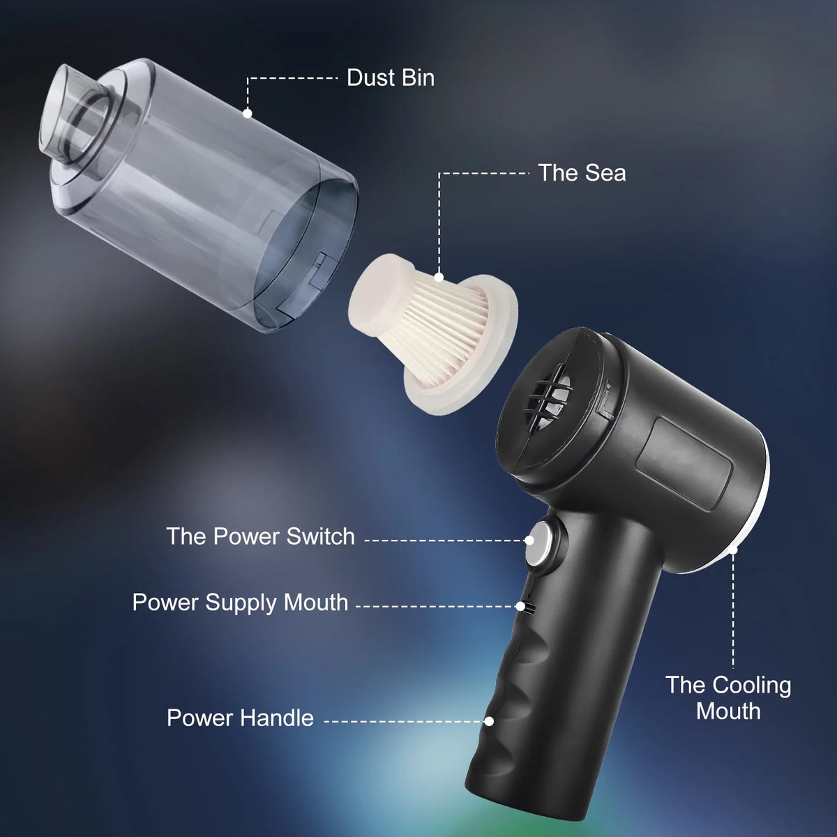 120W Handheld Cordless Vacuum Cleaner Q220
