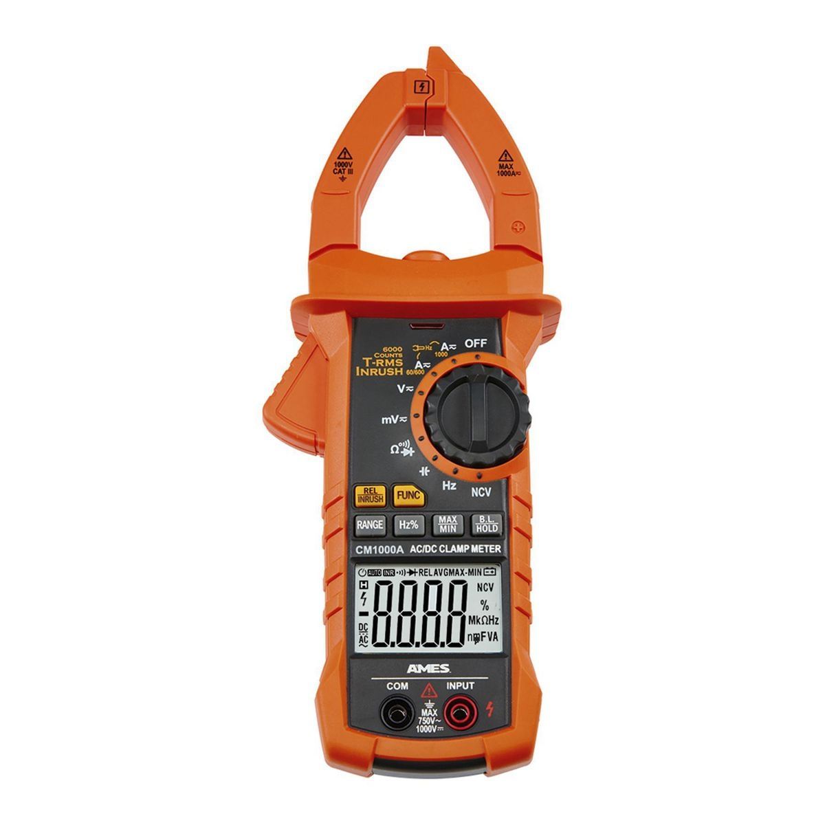1000A True-RMS AC/DC Clamp Meter R389