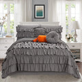 10-Piece Bed-in-a-Bag Twin XL Gray E7095