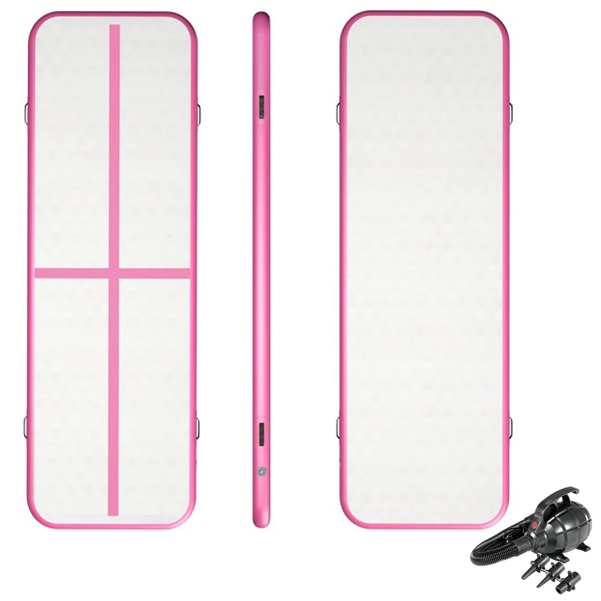 10' Inflatable Air Gymnastics Mat with Pump O38974