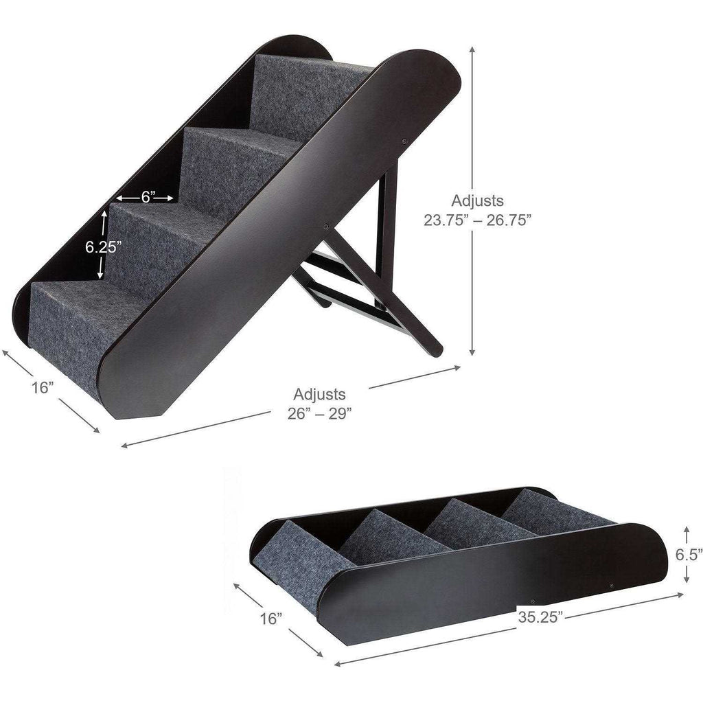 Adjustable 4-Step Pet Stairs H646491